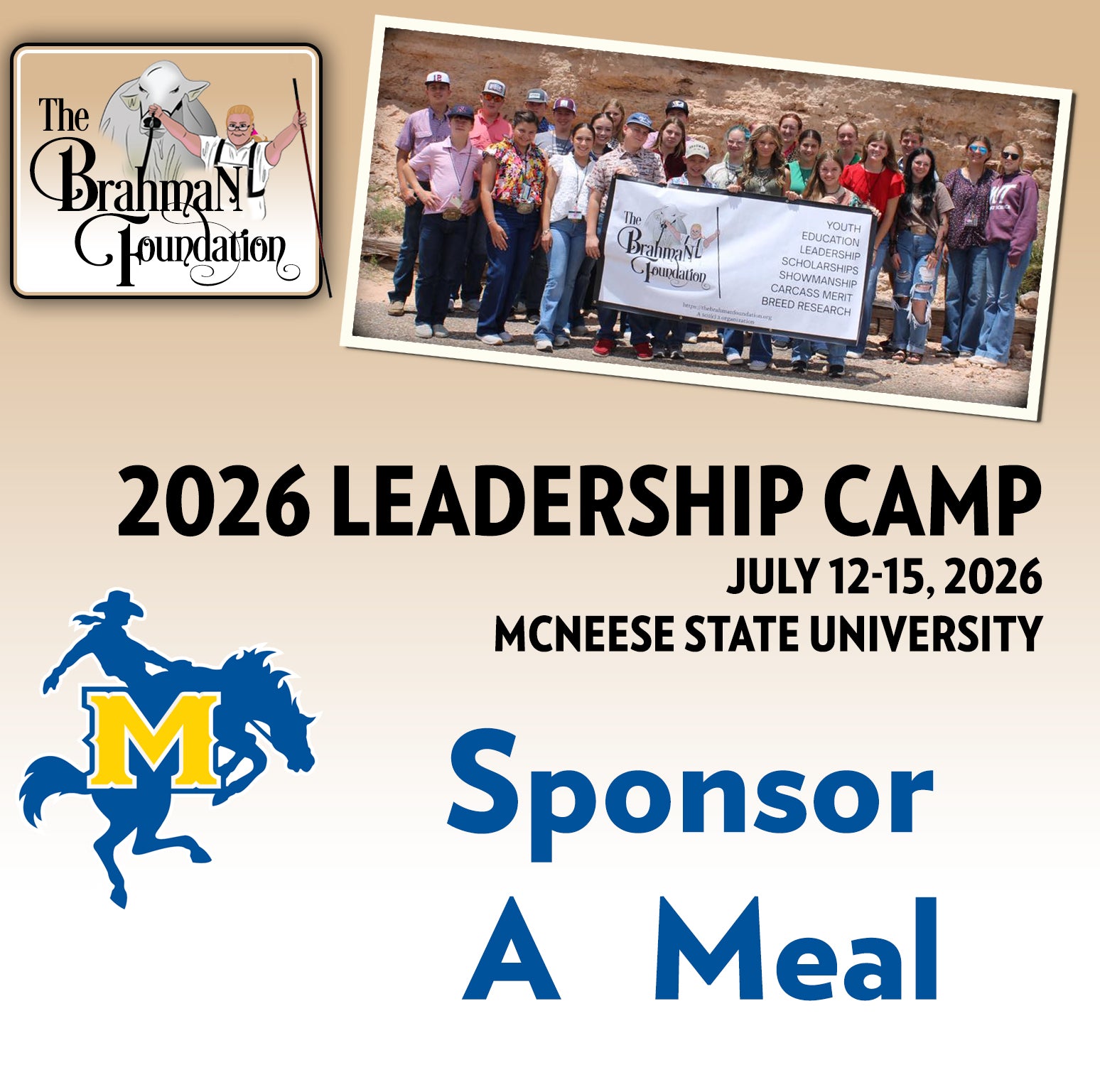 Leadership Camp - Sponsor A Meal